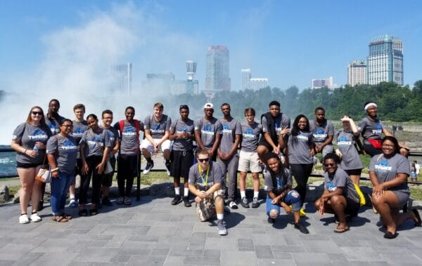 EOP visiting the Falls