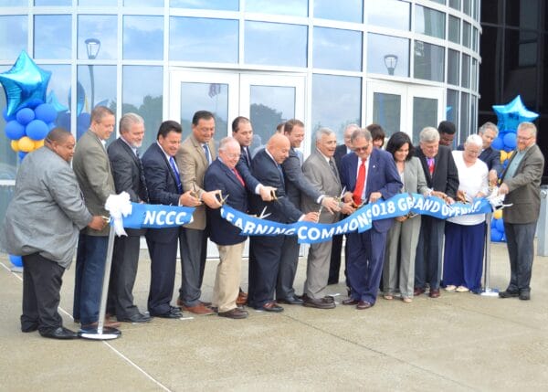 Learning Commons ribbon cutting