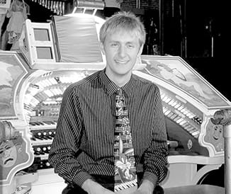 Curtis Cook with organ