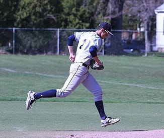 Vinny on the Baseball field