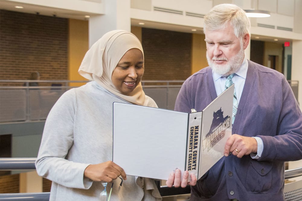 international student and SUNY Niagara faculty member