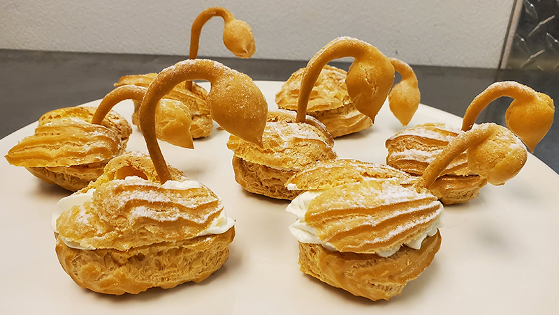 Cream Puff Swans