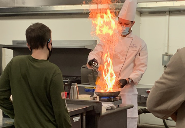 NFCI instructor and student