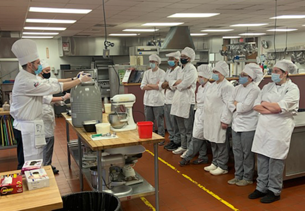 NFCI instructor and students