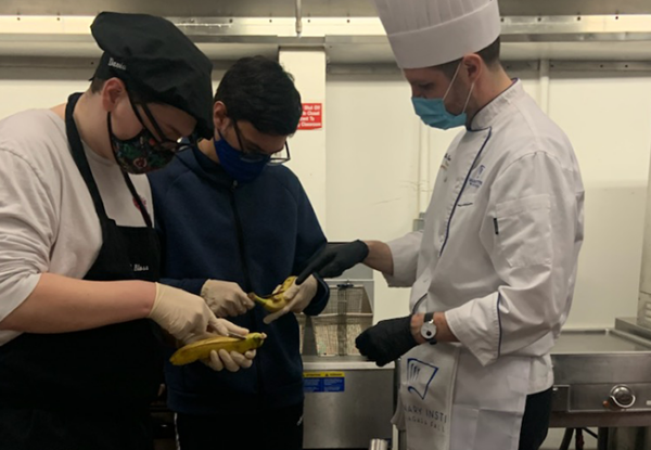 NFCI instructor and students