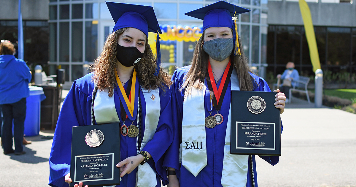 (Left to Right) Arianna Morales and Miranda Fiore