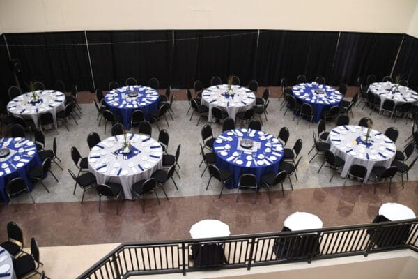 SUNY Niagara Foundation Gala table setup