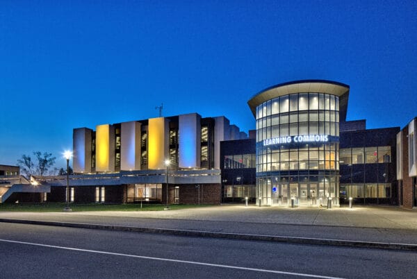 SUNY Niagara at Night, Learning Commons