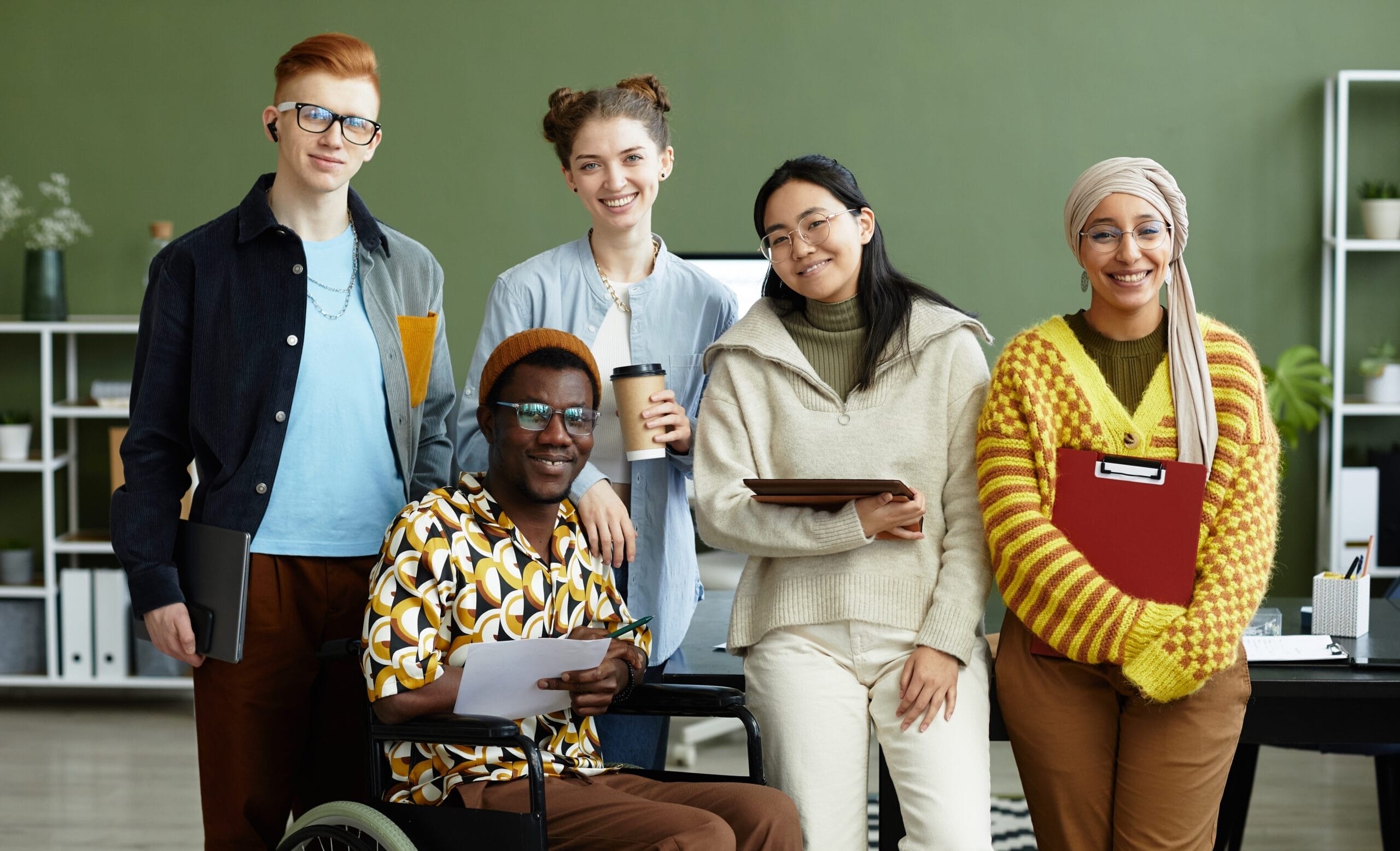 Image of diverse group of students