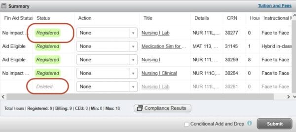 Add or Drop Classes & Registration Instructions | SUNY Niagara